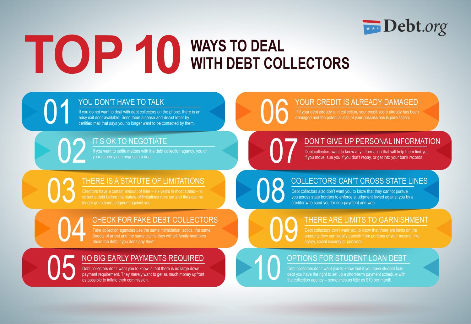 Top Ten Ways To deal with creditors