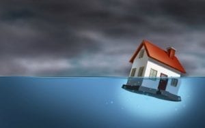 house underwater image