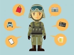Managing debt is very important for Veterans, here are some options for members of the military