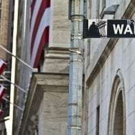 Wall Street Schemes, BlackBerry, Best Buy Take Front and Center Wall Street sign