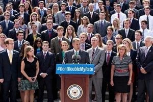 U.S. House Speaker John Boehner talks about student loan interest rates