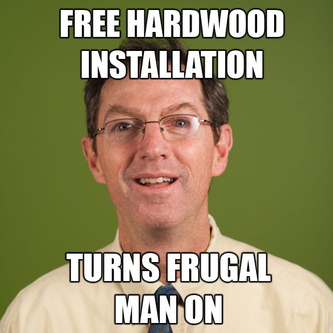 Meme of Bill Fay the Most Frugal Man in America