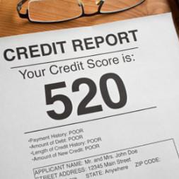Credit report score