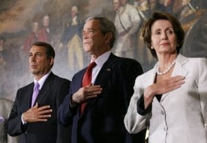 Boehner-Bush-Pelosi-debt