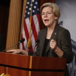 Senator Elizabeth Warren speaking