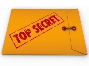 top secret envelop