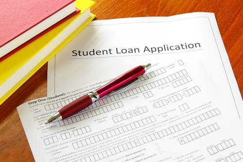 student loan application