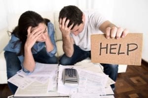 Couple Stressed out over Finances