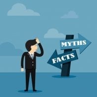 The 6 Biggest Debt Consolidation Myths: Know the Truth Man trying to determine the debt consolidation myths from the truth