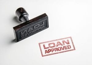 Loan Approved stamp of approval