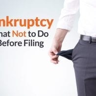 Filing for Bankruptcy? Don’t Make These Costly Mistakes Man with no money and What Not to Do Before Filing Bankruptcy