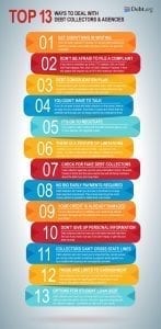 Top 13 Ways to deal with creditors - Infographic