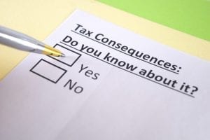 Questions asked about Tax Consequences
