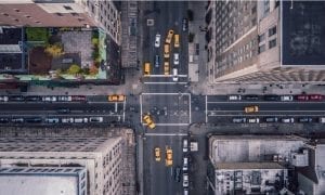 New York City 5th avenue photo taken from above