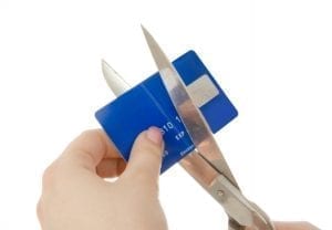 Cut credit card