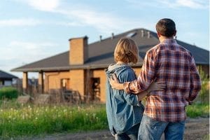 Couple buying first home in Texas